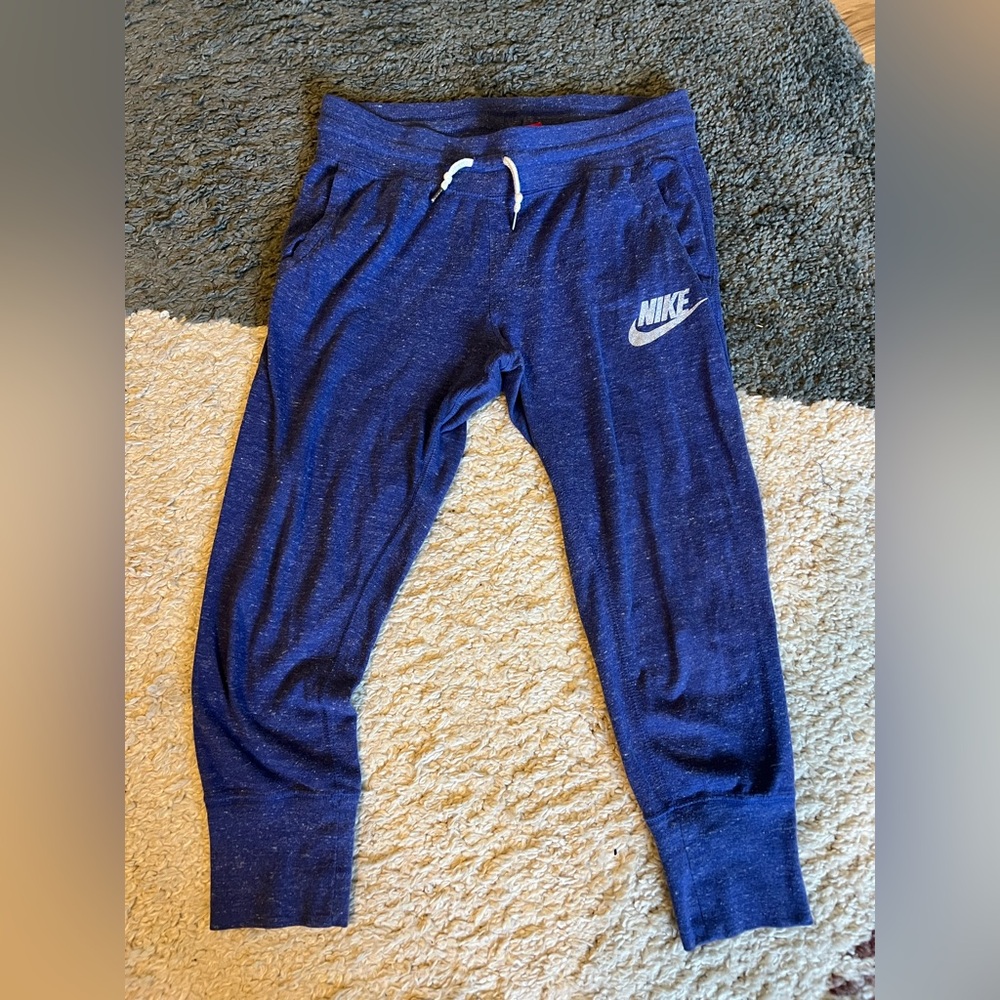 Nike Heathered Blue Performance Joggers
